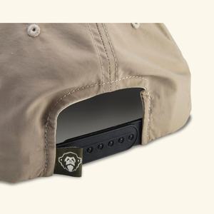 Casquettes 5 panneaux en nylon OEM, vintage, imperméables, non structurées, à fermeture snapback, logo personnalisé - Product Image 2