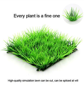 Tapis d'herbe artificielle écologique pour la décoration d'aquarium, accessoires pour aquarium d'eau douce et d'eau salée, poissons tropicaux, plastique, 5W de puissance - Product Image 3