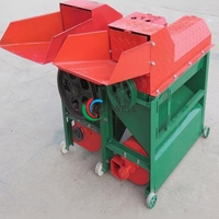 Machine de décorticage de maïs à grande vitesse de capacité de 2000 kg/h grande trémie avec noyau de moteur pour les coopératives de céréales