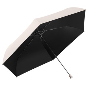 ร่มพับแบบแมนนวลรุ่นใหม่ น้ำหนักเบาพิเศษ ใยไฟเบอร์คุณภาพสูง ขนาดเล็ก พกพาสะดวก เคลือบกาวสีดำ กันแดด กันรังสียูวี ใช้ได้ทั้งแดดและฝน เหมาะสำหรับเป็นของขวัญ - Product Image 5