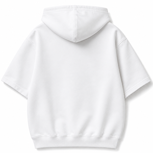 Pullover Hombre OEM 100% Poliéster de Moda con Mangas Cortas y Estampado de Piedras, Pullover Blanco con Mangas Cortas y Estampado de Imágenes Animadas - Product Image 3