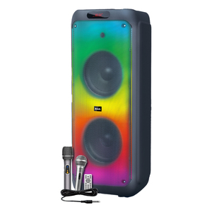 Microphones sans fil, radio portable, enceinte boombox, enceinte d'urgence pour l'extérieur, produits à énergie solaire, caisson de basses 12 pouces - Product Image 2