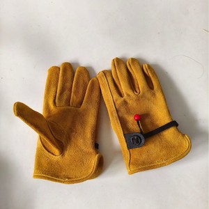 <strong>Children</strong> <strong>Gardening</strong> <strong>Gloves</strong> Cowhide Anti-Thorn Puncture-Resistant Stab-Proof Abrasion-Proof Heat-Resistant Labor Protection - Product Image 4