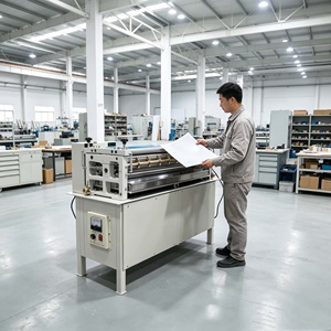 Máquina Automática <span class=keywords><strong>El</strong></span>éctrica para Pegar Tapas Duras de Cartón <span class=keywords><strong>con</strong></span> Adhesivo Termofusible de Alta Productividad para Empaquetado de Cajas - Product Image 2