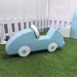 Ensemble de <span class=keywords><strong>jeux</strong></span> doux couleur bleu pour bébé aire de jeu pour bébé en plein air peluches voitures fosse à balles équipement de jeu souple pour l'extérieur jeu <span class=keywords><strong>tunnel</strong></span> bloc - Product Image 5