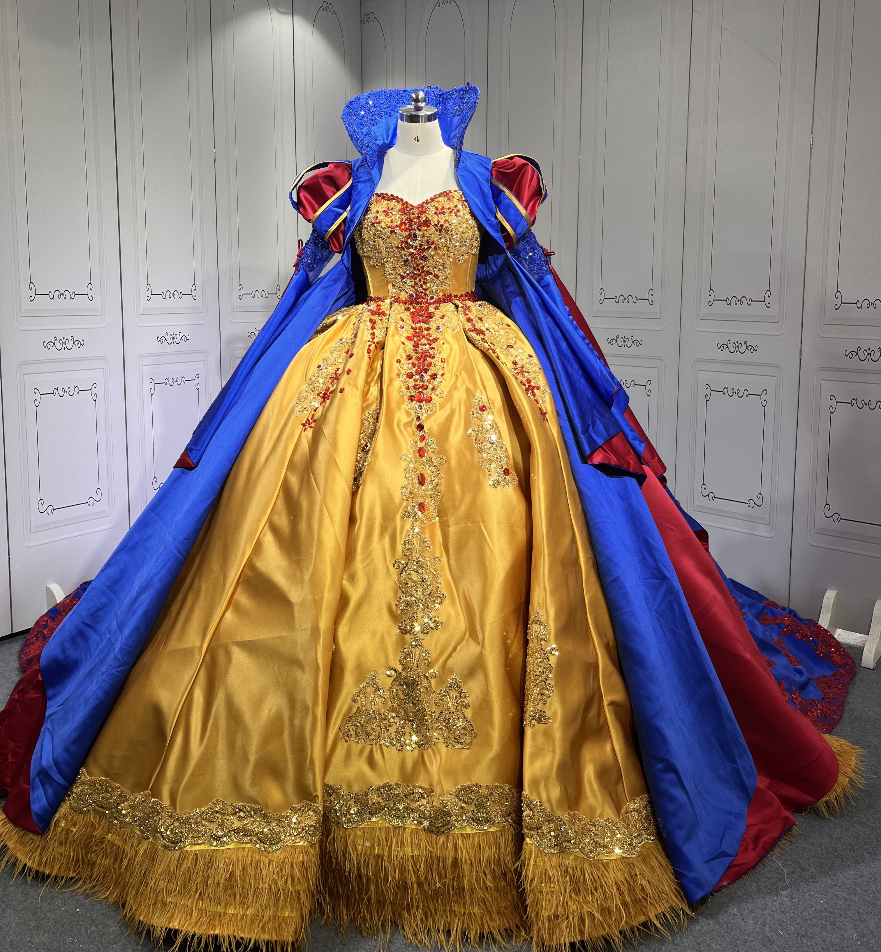 Sweet 16 Yellow Quinceanera Dresses Beautiful Light Yellow Long