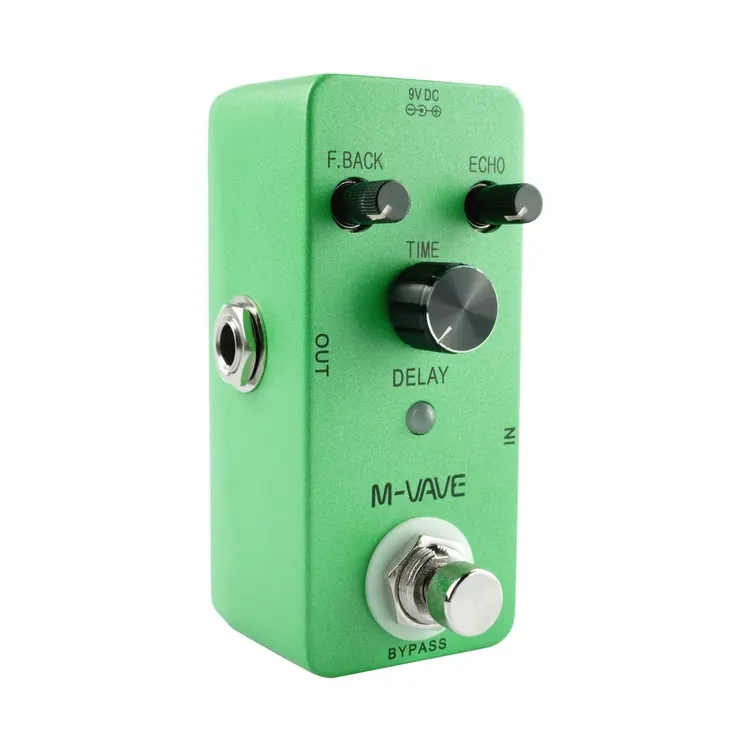 M-VAVE DELAY Analog Classic Delay Echo Guitar Effect Pedal Zinc Alloy Shell True Bypass