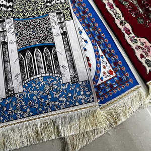 Wholesale Portable Polyester Muslim <strong>Prayer</strong> Mat White Blossom Muslim <strong>Prayer</strong> Rug Islamic <strong>Prayer</strong> Rug <strong>Matt</strong> - Product Image 3