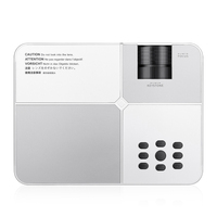 Projecteur LCD portable de poche 720P HD 1080P 4K Ready avec haut-parleurs intégrés, 200 lumens LED, fonctionnalités intelligentes, Chromecast 50000