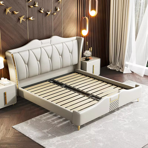 Meubles Pour Chambre D'hotel Tete <span class=keywords><strong>De</strong></span> Lit Italienne <span class=keywords><strong>Mobilier</strong></span> Pour Chambre a Coucher Lit Léger <span class=keywords><strong>De</strong></span> <span class=keywords><strong>Luxe</strong></span> Design - Product Image 6