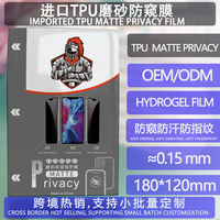 Knight Imported Prviacy (mate) Película de TPU Privacidad Anti-espía Película de TPU Película de hidrogel para plotter de corte