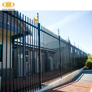 Valla de metal clásica <span class=keywords><strong>dura</strong></span>, paneles de hierro sólido, Reino Unido, gran calidad - Product Image 1