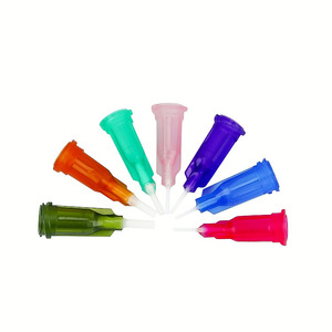 Industrial jarum fleksibel PP presisi 1/4 inci, lem <span class=keywords><strong>Luer</strong></span> plastik, ujung sekrup, mulut pipa jarum, jarum fleksibel, 14 g-25 G - Product Image 3