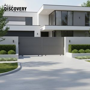 Porte coulissante en aluminium minimaliste moderne pour entrée extérieure résidentielle - Product Image 6