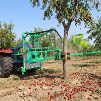 Machine à secouer les arbres fruitiers entraînée par la prise de force du tracteur, secoueur hydraulique pour la récolte des noix de pécan, des noix et des cerises dans les vergers