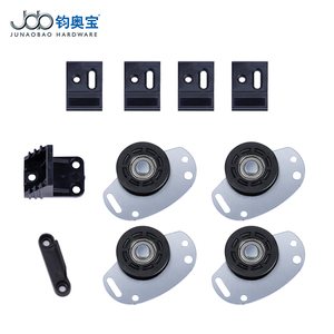 Popular en Colombia: Kit de sistema de rueda simple para puerta corredera de estilo sencillo, sistema de rodamiento de 2 hojas - Product Image 1