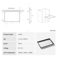 Éclairage LED Moderne en Aluminium et Verre, Finition Polie, Écologique, DC 12V, 90 CRI, pour Vitrines et Étagères de Maison, Fabrication OEM/ODM
