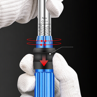 Clé dynamométrique OEM 21 pièces 1/4 pouce 5-25 Nm CR-V surface miroir noir 72 dents pour réparation de voitures et de motos
