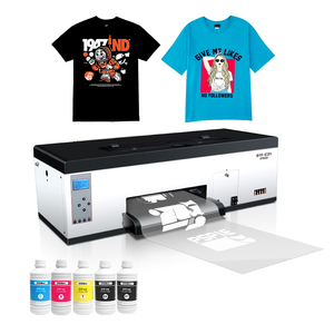 La más nueva impresora de camisetas Xp600 Transferencia de calor A3 + Rollo de película DTF A3 Máquina de impresión con software gratuito - Product Image 1