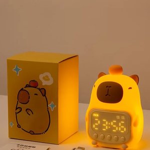 Réveil-lampe à thème Capybara avec système d'arrêt automatique et fonction snooze pour un usage quotidien par les enfants - Product Image 5