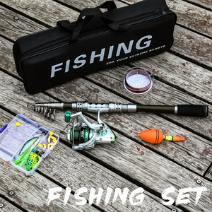 Produttore diretto transfrontaliero all'ingrosso Set completo a lunga distanza di colata in carbonio manico diritto filatura mulinello <span class=keywords><strong>mare</strong></span> pesca esca - Product Image 2