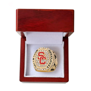 Bague de championnat de l'Université de Californie du Sud 2017, bague de mode commémorative populaire de sport, ventes directes au comptant d'usine - Product Image 6