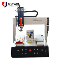 Machine de serrage automatique de vis à 5 axes de bureau, haute précision, en acier inoxydable et alliage d'aluminium, facile à utiliser, haute efficacité, mini