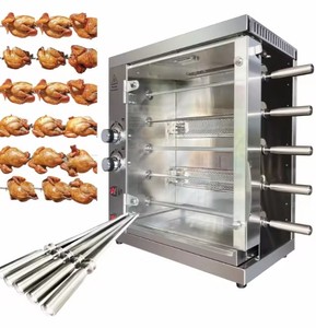 Parrilla de Gas Comercial CHUANGYU de Gran Capacidad, <span class=keywords><strong>Horno</strong></span> Asador Giratorio de Acero Inoxidable con Función de Temporizador para Uso en Restaurantes - Product Image 5