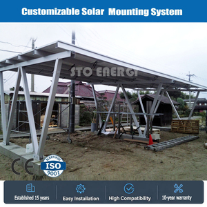 Chine Fournisseur Étanche Solaire Carport Structure En Aluminium Solaire Photovoltaïque Carport Système Solaire <span class=keywords><strong>Parking</strong></span> - Product Image 2