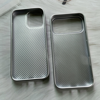 Coque de téléphone magnétique à rainures 2-en-1 en TPU+PC, étanche et antichoc, coque vierge DIY pour les séries de téléphones 18/17/16/15
