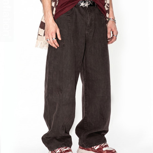 Pantalon de travail pliable et décontracté pour l'automne et l'hiver 2026, nouveau style japonais-américain usé pour la rue - Product Image 2