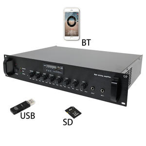 Full Set Aluminium Professionele Omroepinstallatie Apparatuur Moskee/School Versterker Usb Sd Microfoon Speaker 16-Bit Cd - Product Image 1