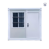 Maison conteneur pliable de type Z de 20 pieds pour une installation rapide, cabine préfabriquée modulaire portable, bureau de chantier, usage hôtelier, moderne