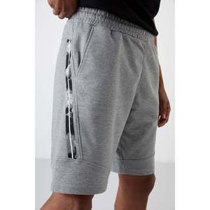 Pantalones cortos estampados Amos Grey Melange para hombre - 81246 - Gb melange - Product Image 4