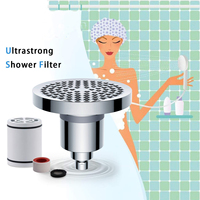 Douche multifonctionnelle à haute pression avec fonction de massage SPA, économie d'eau et filtre intégré pour salle de bain – Meilleure vente