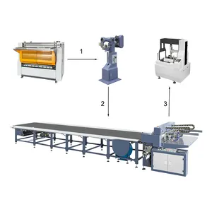 Ligne de production semi-automatique de boîtes rigides Machine de fabrication de boîtes rigides