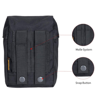 Pochette tactique en nylon 500D personnalisée, trousse de premiers soins médicale, pochette de chasse portable