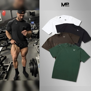Camiseta deportiva de gimnasio de gran tamaño para hombre, algodón transpirable, ajustada, personalizable, OEM, ODM, precio razonable del fabricante de Vietnam - Product Image 6