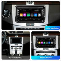 Autoradio Android 7 pouces pour montage sur tableau de bord VW, écran tactile capacitif IPS 1024x600, CarPlay, Android Auto, Wi-Fi intégré, USB