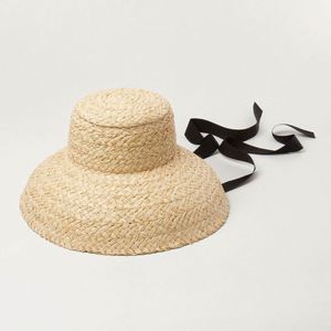 Wholesale Summer Mom and Me Women Lady Children Summer Kids Natural Raffia Straw <b>Hat</b> <b>for</b> Resort Travelling Beach Sun Shade - Product Image 5