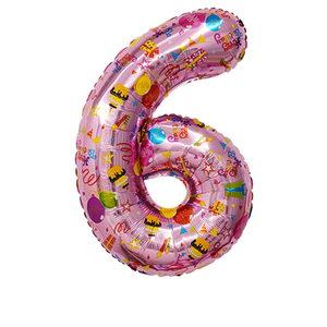 Ballon géant en aluminium de 32 pouces en forme de chiffres 0-9 pour décorations de fête d'anniversaire et de mariage - Product Image 6