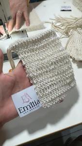 Sac en filet à cordon personnalisé avec logo, en sisal et loofah naturels, pour savon exfoliant, pochette de douche, emballage de savon corporel, brosse simple - Product Image 4