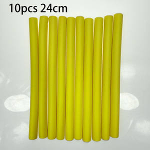 10 pièces de bigoudis flexibles en <span class=keywords><strong>éponge</strong></span> de 24 cm/9,45 pouces, bigoudis flexibles pour <span class=keywords><strong>cheveux</strong></span> longs/courts, torsion sans chaleur - Product Image 2