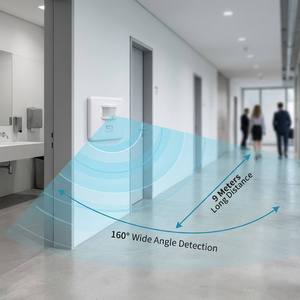 Sensore di Movimento e Posizione PIR LED Tecnologia a 3 Fili Bianco Infrarossi Montaggio a Filo Rilevamento 9m 220-240V AC - Product Image 4