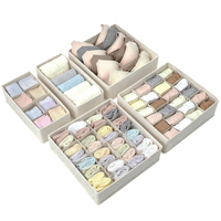 Lot de boîtes de rangement pliables en tissu non tissé pour tiroirs, faible MOQ, prix direct usine