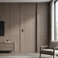 Portes en bois contemporaines de luxe à grain naturel pour l'intérieur d'appartements, pour chambres à coucher, écologiques et de haute qualité