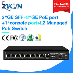 สวิตช์ PoE แบบจัดการได้ ZIKUN รุ่น S1100WP-8G-2S ราคาดีที่สุด รองรับ Gigabit เต็มรูปแบบ 2SFP+8GE L2+ สำหรับ FTTX - Product Image 6