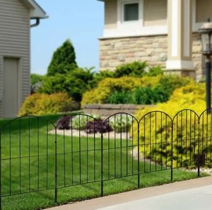 Pannello di recinzione in metallo decorativo antiruggine scherma da giardino con traliccio e cancelli barriera per animali categoria di prodotto - Product Image 6