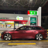 Film de protection de peinture automobile en vinyle chromé rouge romance WRAPMASTER 1,52*17 mètres PET