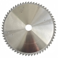 Lame de scie TCT pour découpe de matériaux non ferreux, en aluminium, plastique, surface solide en mélamine, denture TCG 64T 72T, 260 mm, Europe
